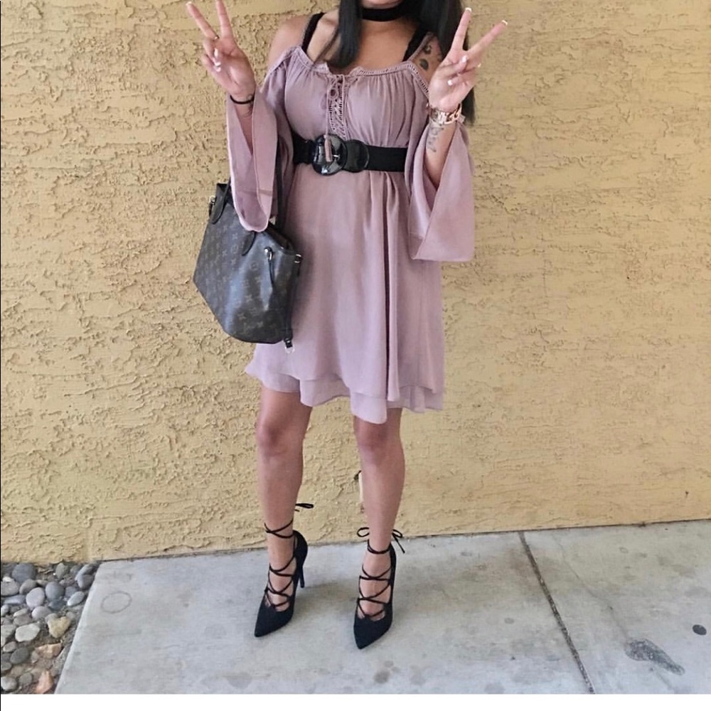 Nude dress